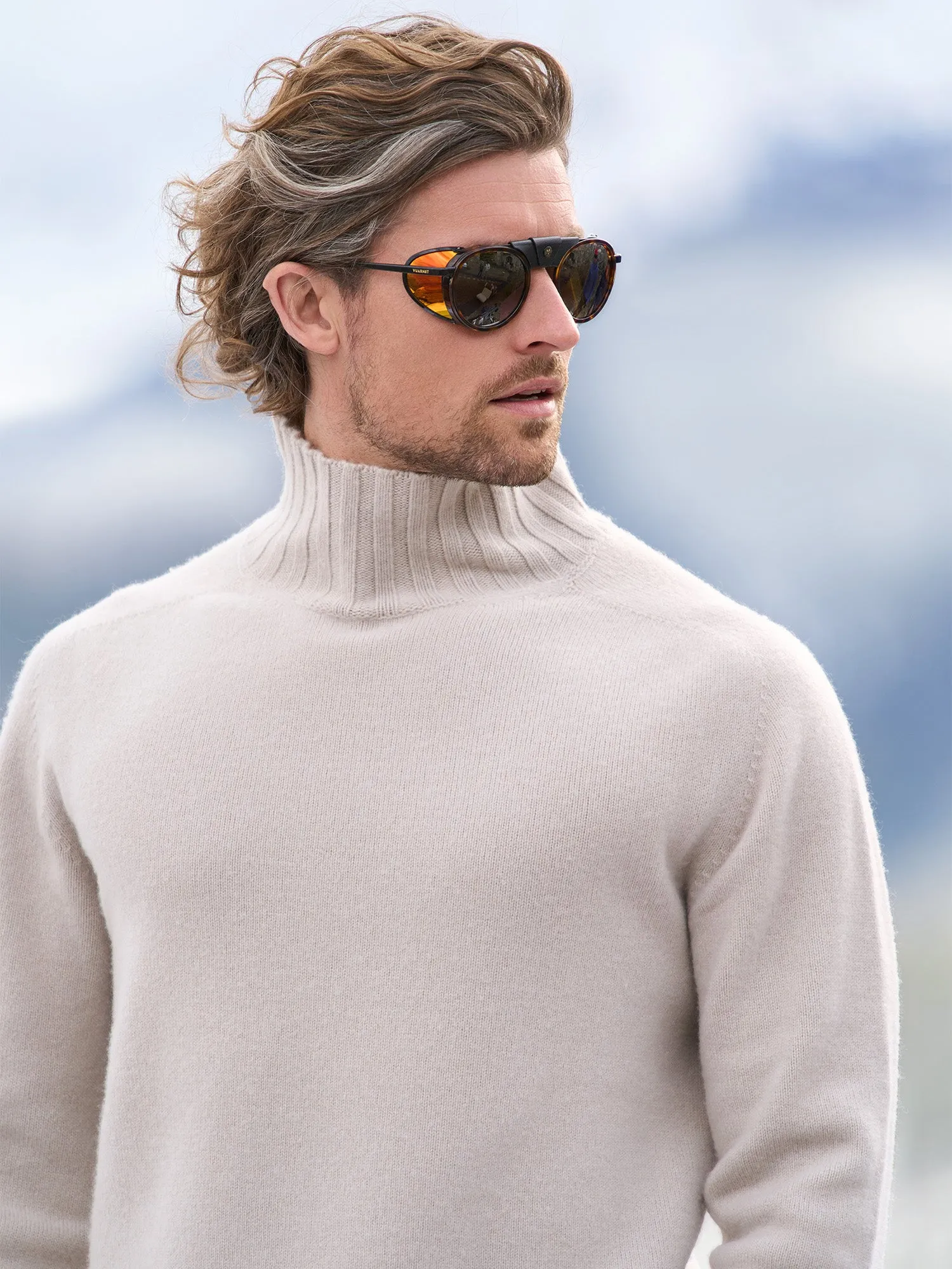 Aiden Cashmere Turtleneck Sweater