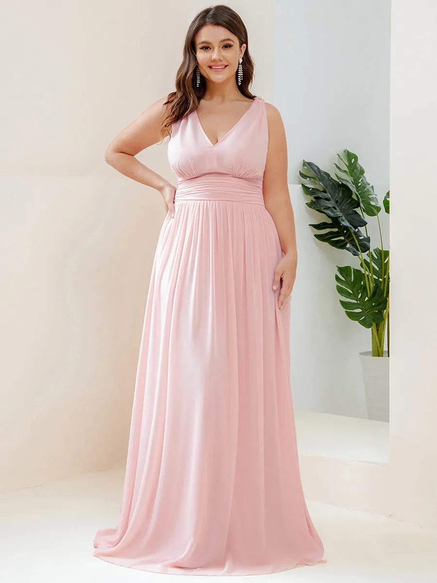 ALICE SLEEVELESS CHIFFON BRIDESMAID DRESS