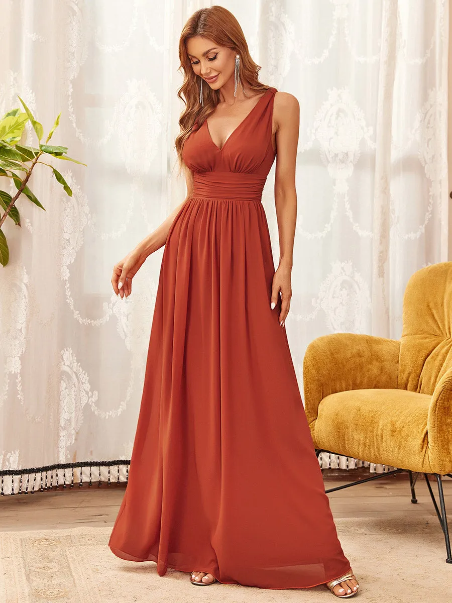 ALICE SLEEVELESS CHIFFON BRIDESMAID DRESS