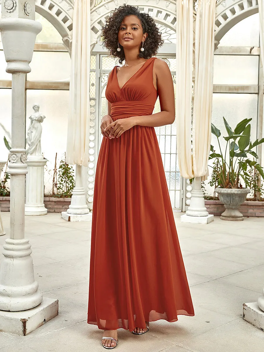 ALICE SLEEVELESS CHIFFON BRIDESMAID DRESS