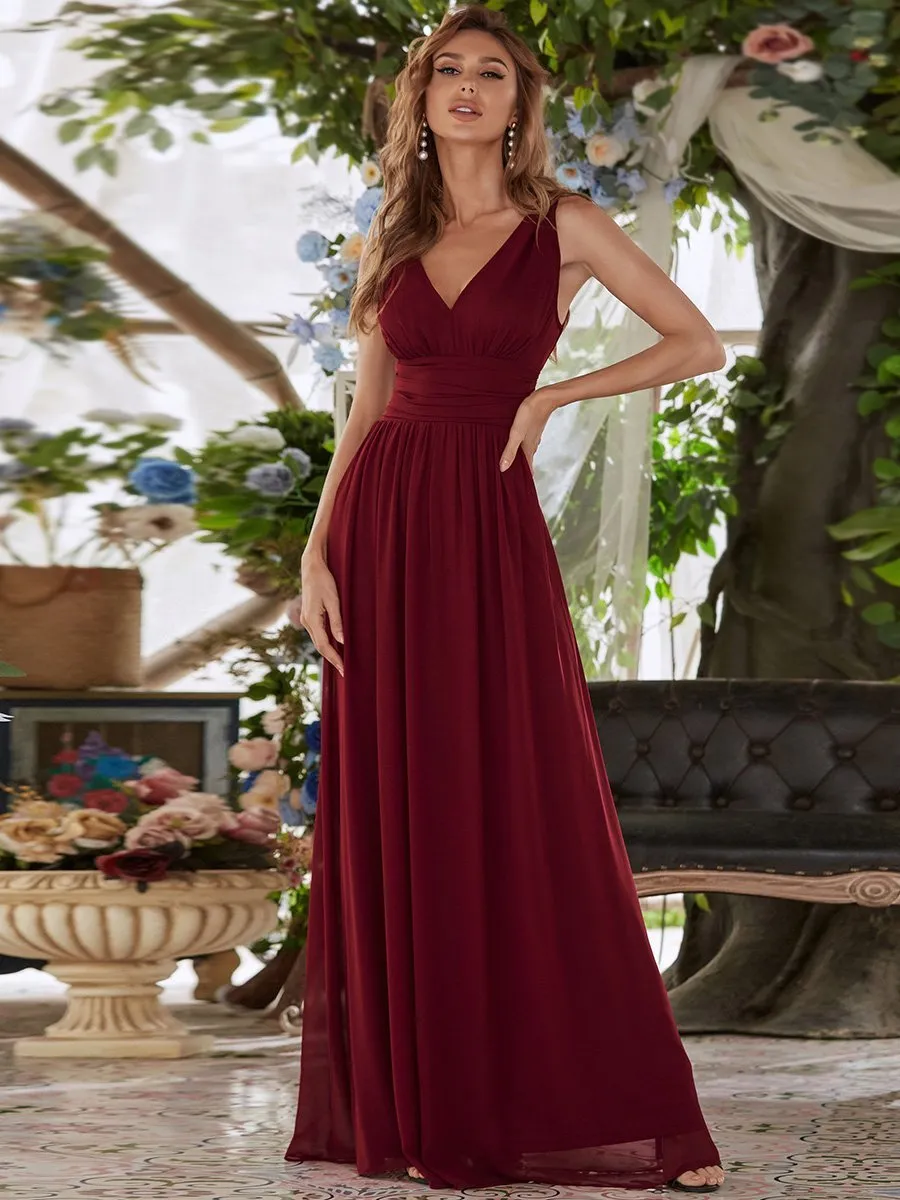 ALICE SLEEVELESS CHIFFON BRIDESMAID DRESS