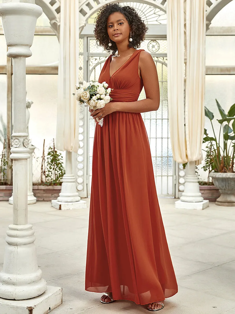 ALICE SLEEVELESS CHIFFON BRIDESMAID DRESS