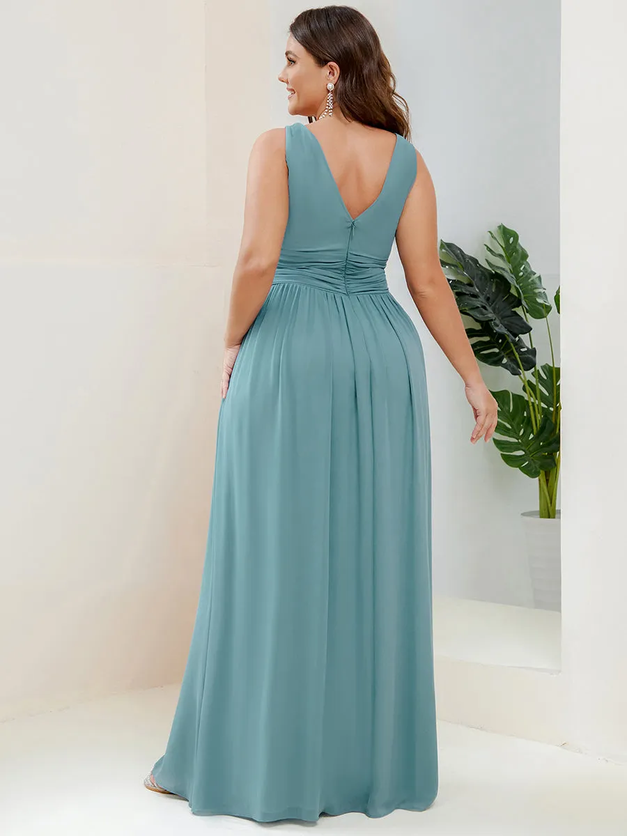 ALICE SLEEVELESS CHIFFON BRIDESMAID DRESS