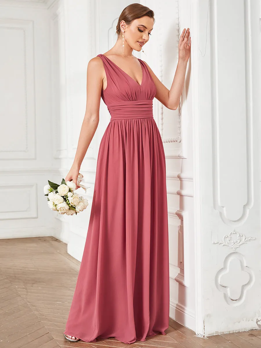 ALICE SLEEVELESS CHIFFON BRIDESMAID DRESS