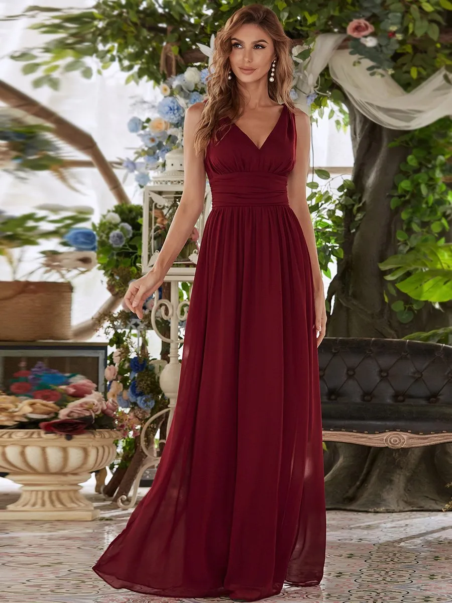 ALICE SLEEVELESS CHIFFON BRIDESMAID DRESS