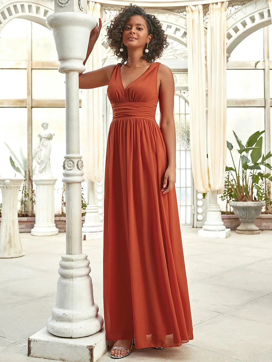 ALICE SLEEVELESS CHIFFON BRIDESMAID DRESS