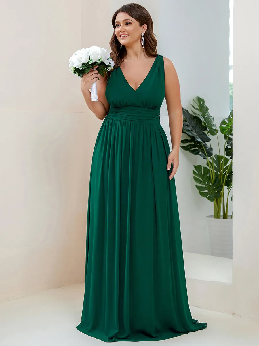 ALICE SLEEVELESS CHIFFON BRIDESMAID DRESS