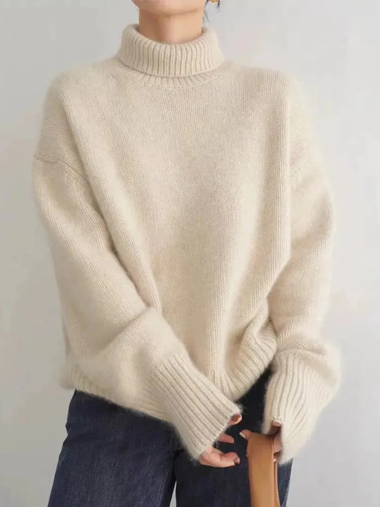 ANNA™ | WOOL TURTLENECK SWEATER FOR WOMEN