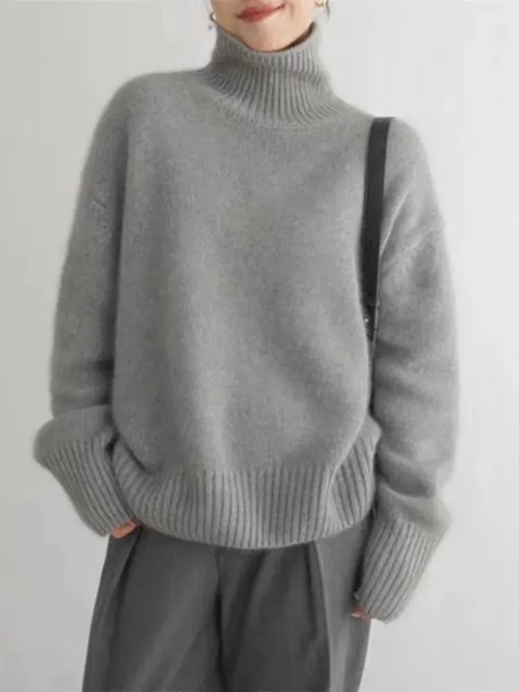 ANNA™ | WOOL TURTLENECK SWEATER FOR WOMEN