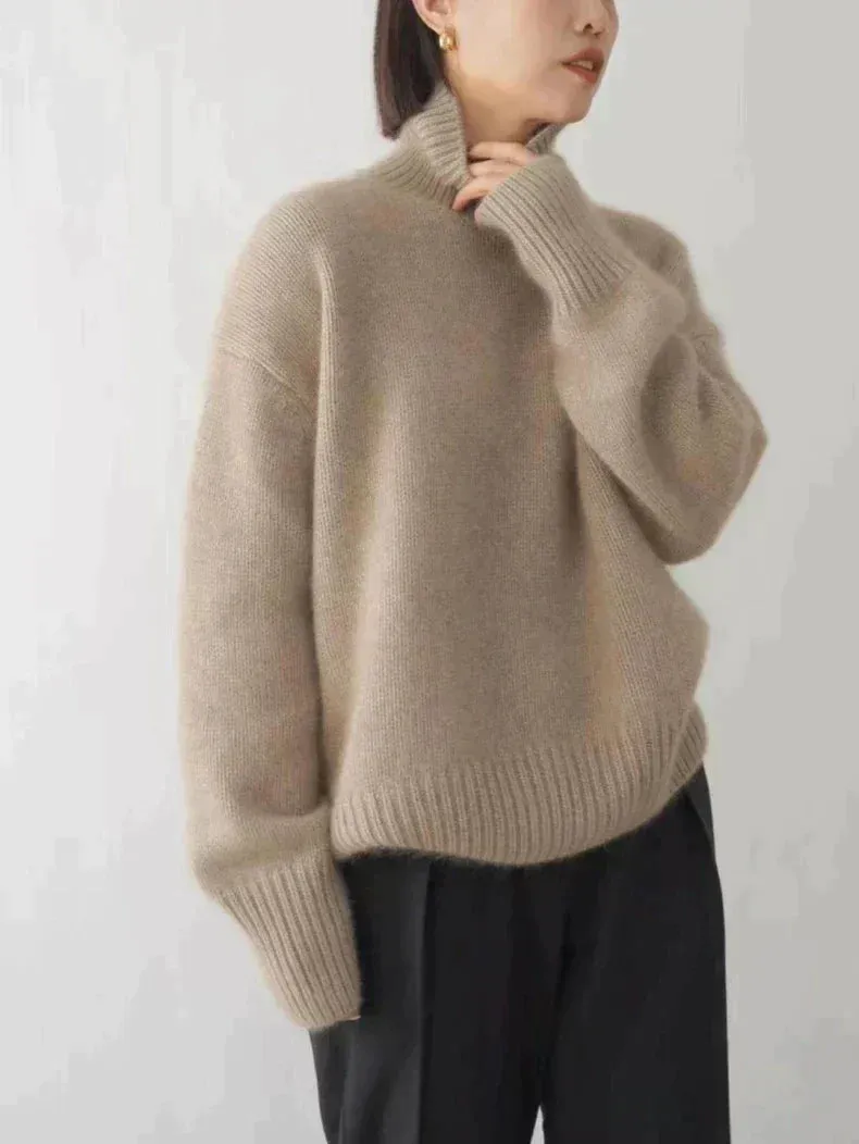 ANNA™ | WOOL TURTLENECK SWEATER FOR WOMEN