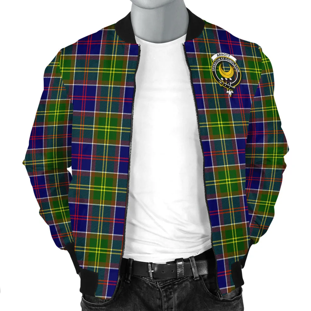 Arnott Tartan Bomber Jacket with Family Crest