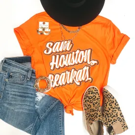 Bearkat Game Day | Sam Houston Bearkats Short Sleeve Graphic Tee in Orange