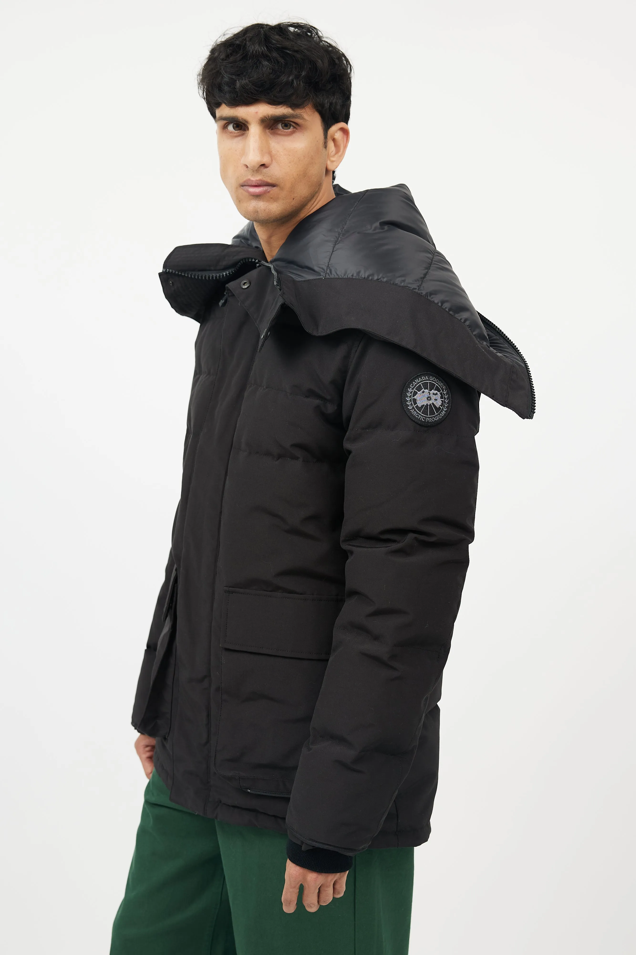 Black Wedgemount Down Parka