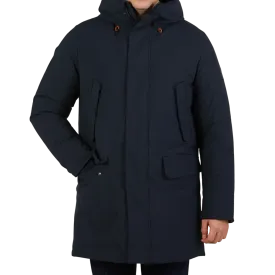 Blue Black Padded Wilson Arctic Parka