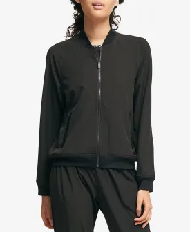 Bomber jacket with graphic pattern DKNY, black