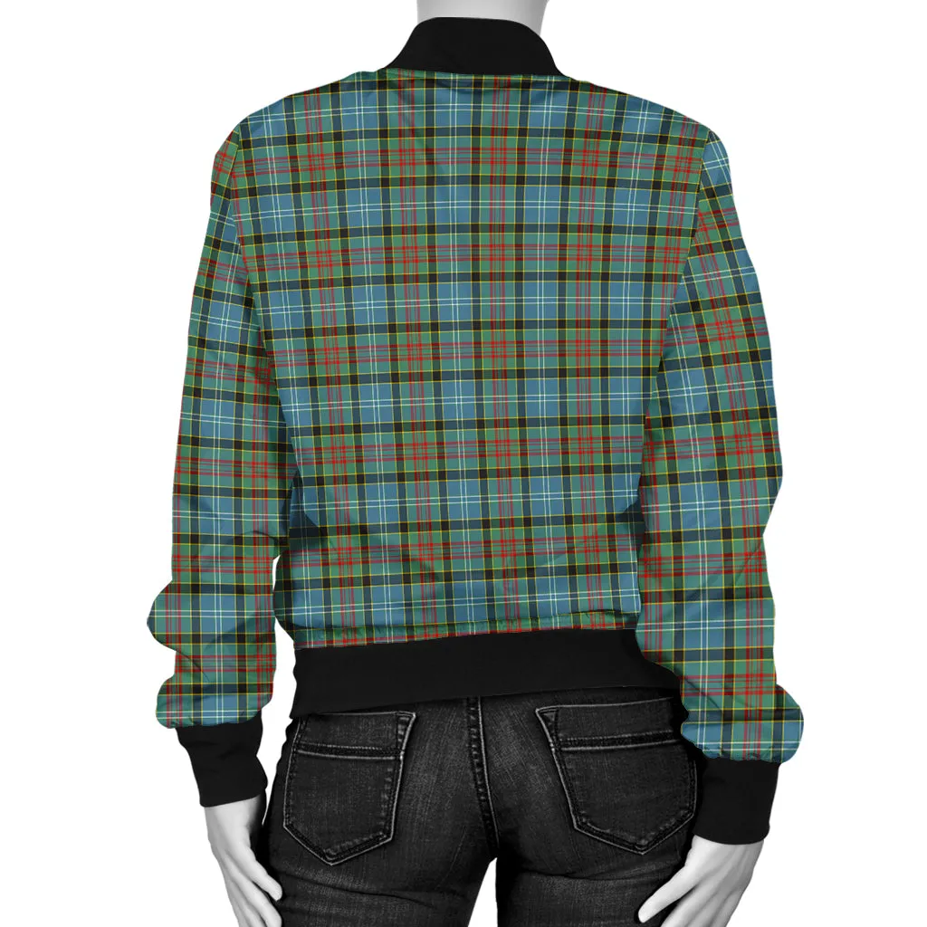 Brisbane Tartan Bomber Jacket with Family Crest