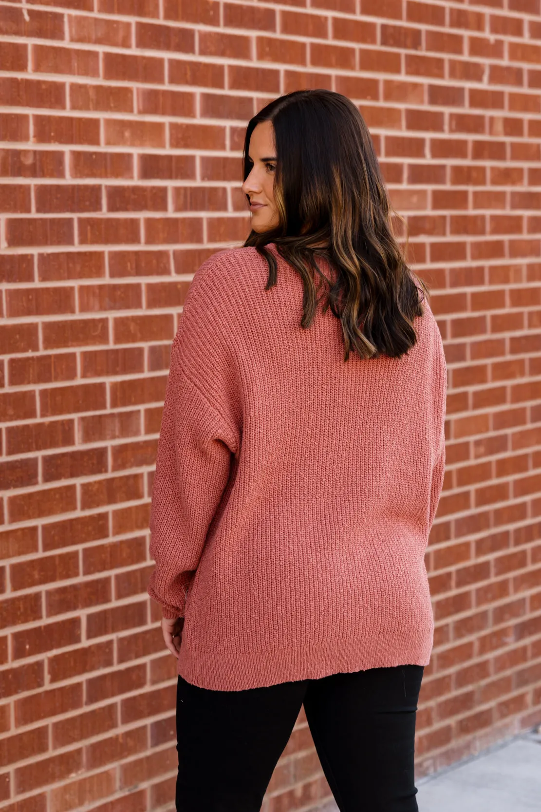 Casey Sweater | Rose