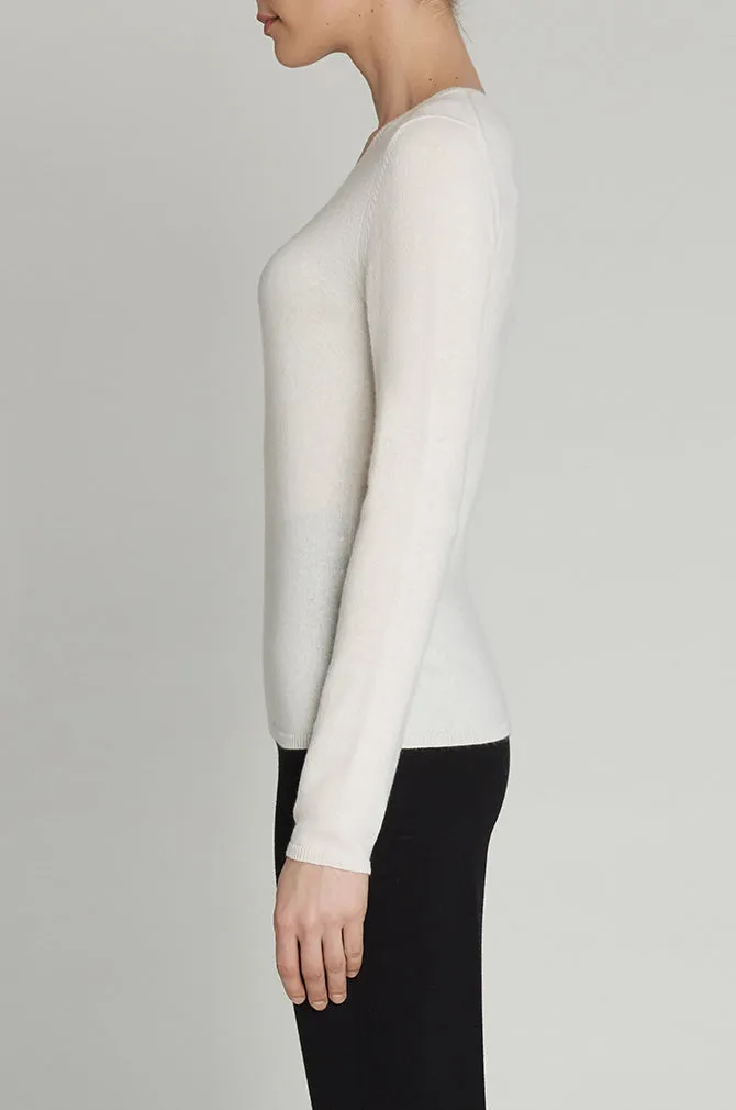 CASHMERE SHAPED CREWNECK