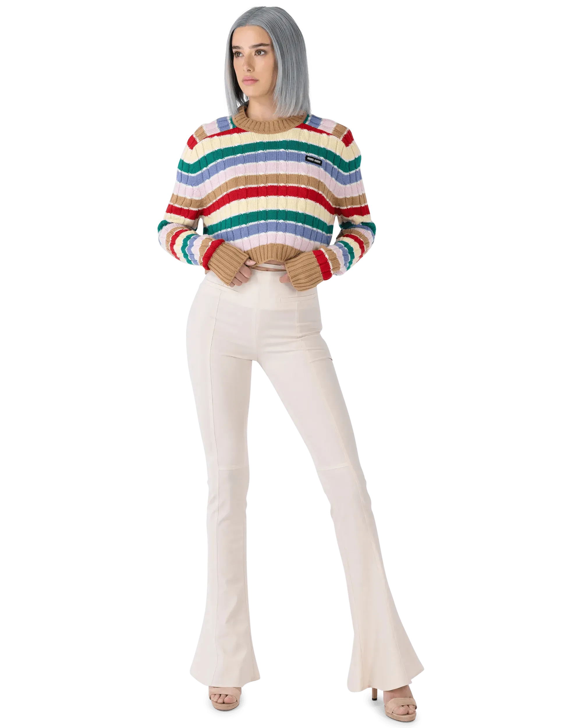 Cashmere Striped F5 Sweater