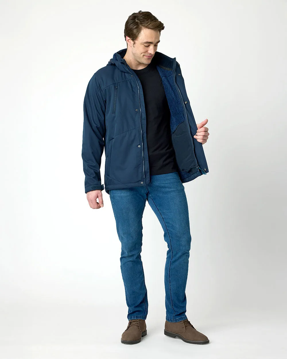 Cirrus Parka in Dark Denim