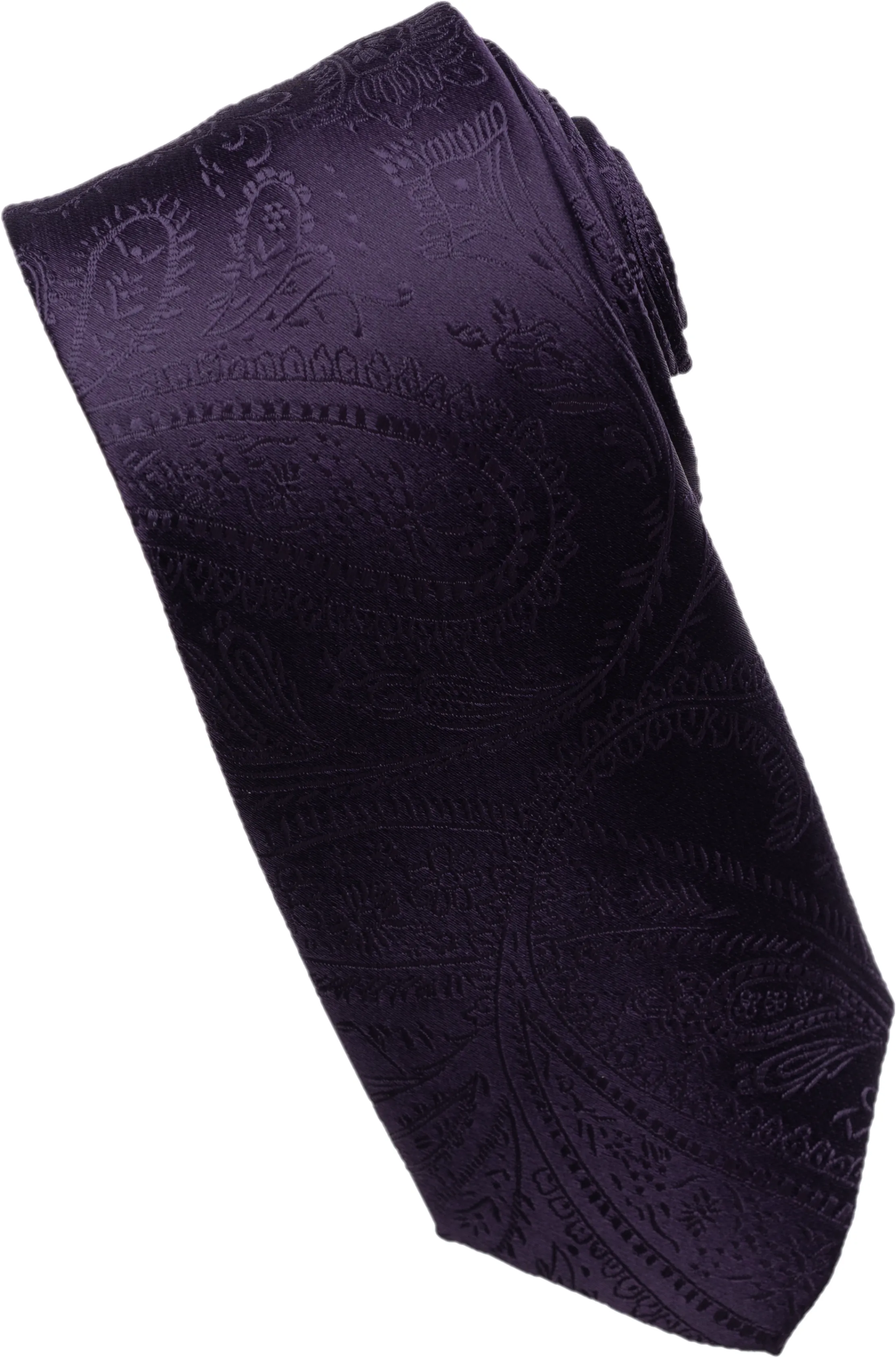 Dahlia Paisley Tone on Tone Necktie