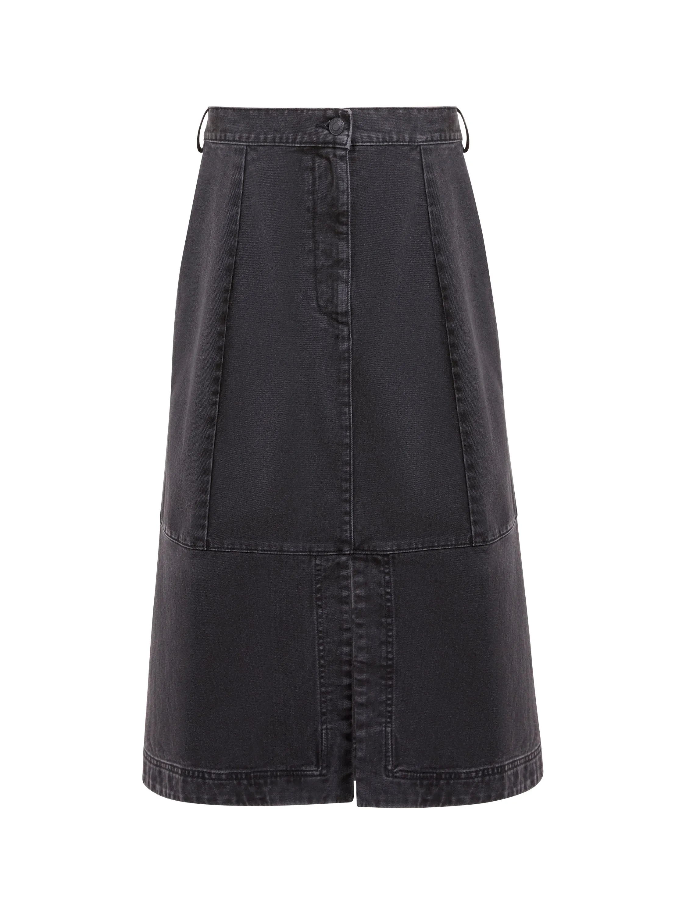 Denver Denim Midi Skirt