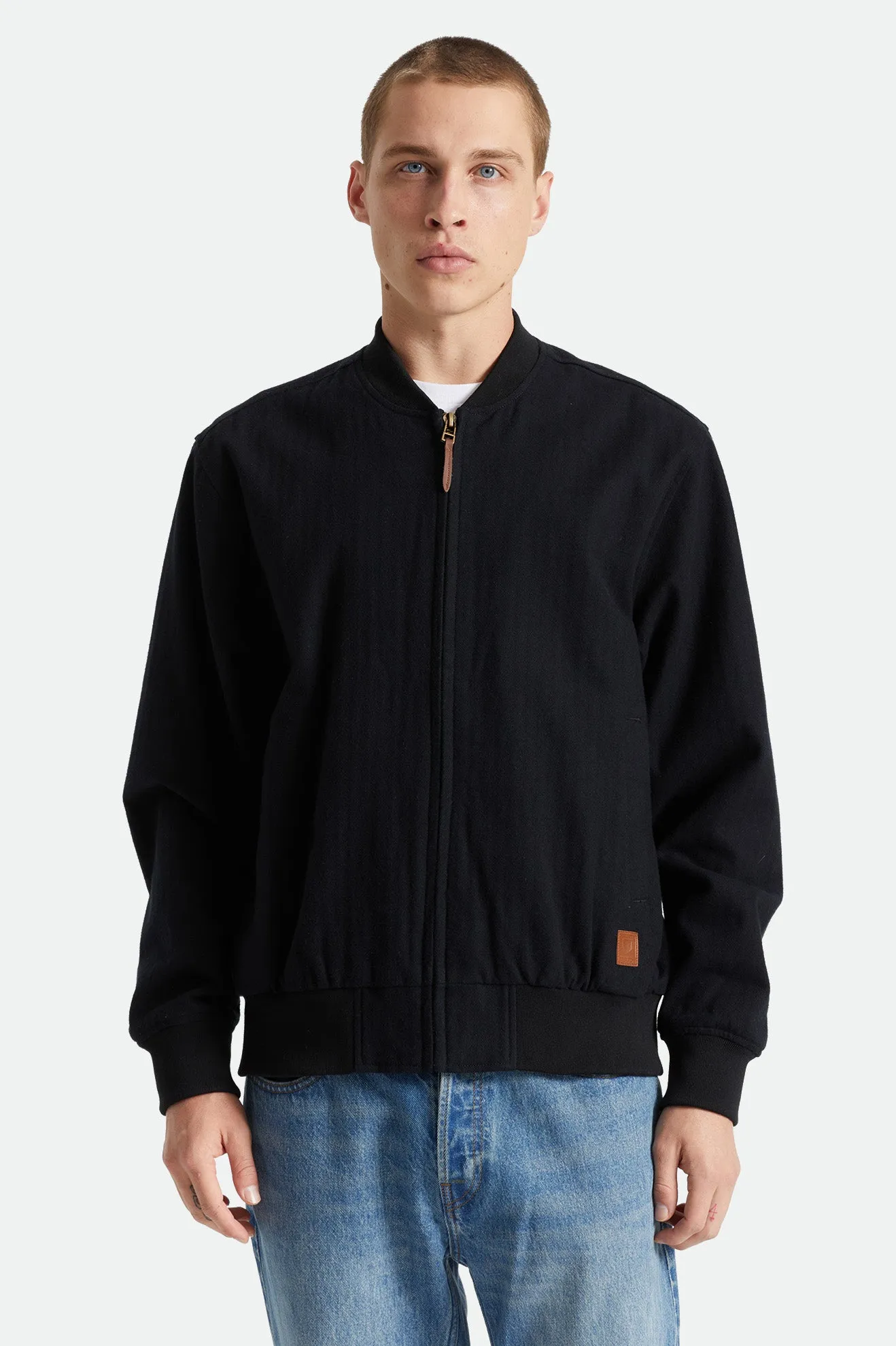 Dillinger Lightweight Bomber Jacket - Black