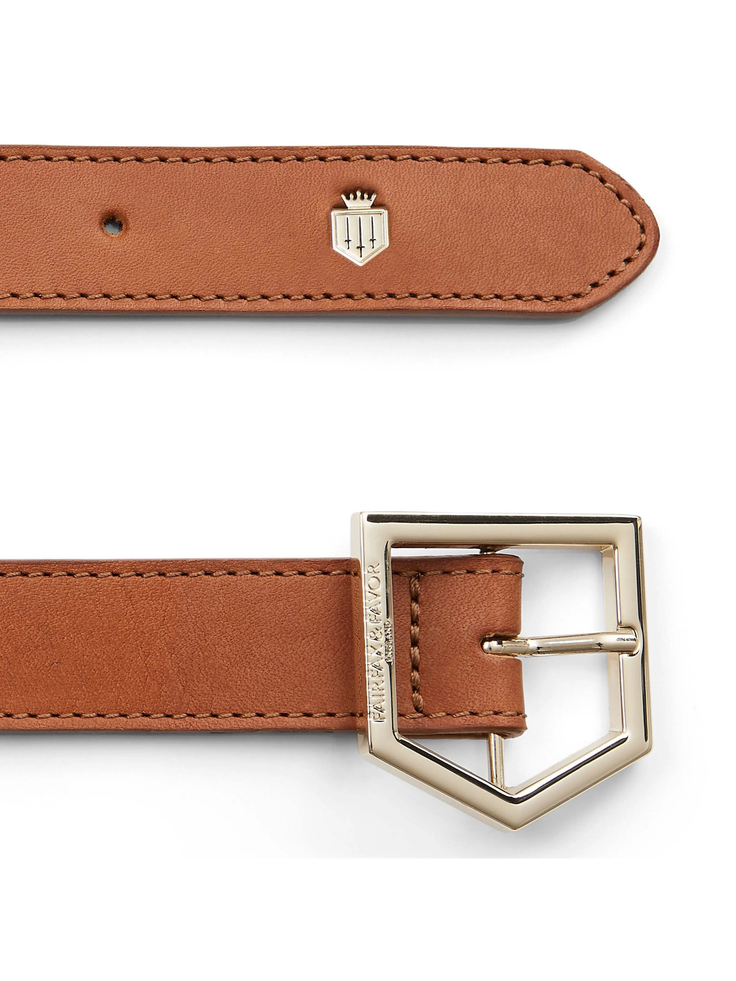 Hampton Belt - Tan Suede & Leather