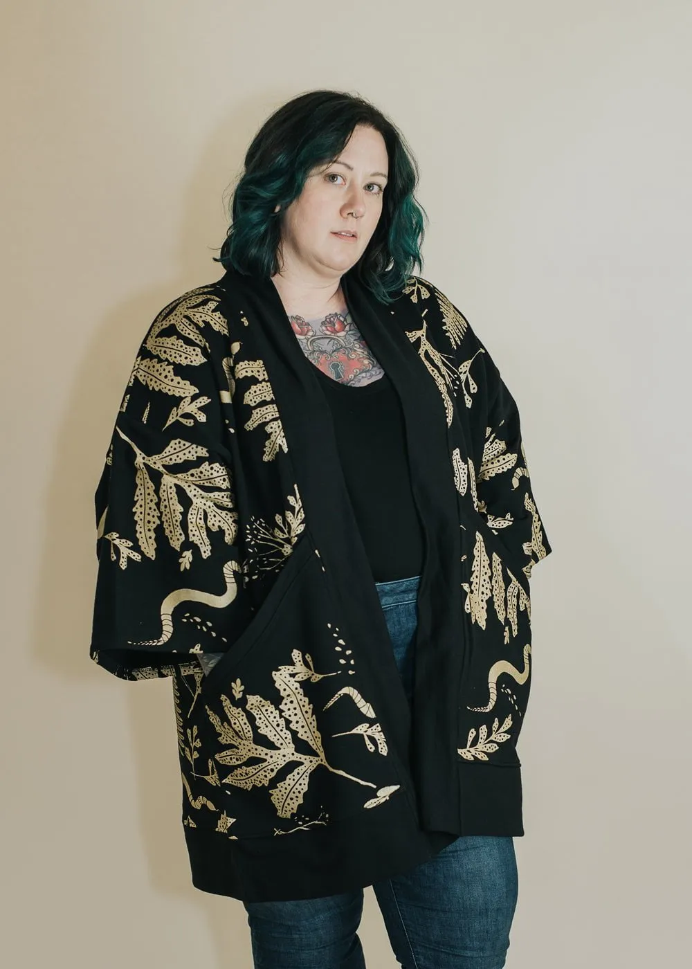 Heirloom Collection - The Tapestry Robe - in Metallic Gold