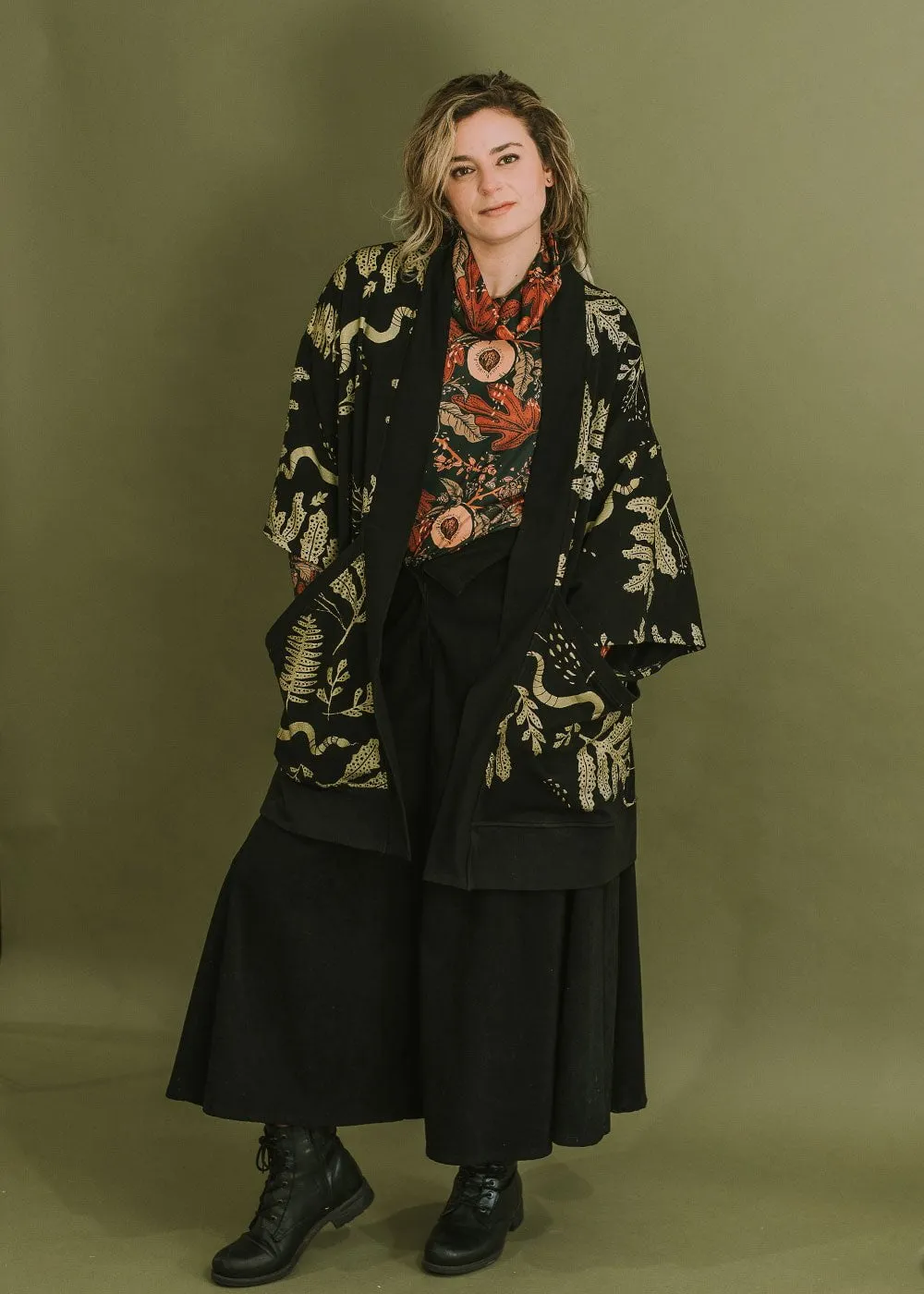 Heirloom Collection - The Tapestry Robe - in Metallic Gold