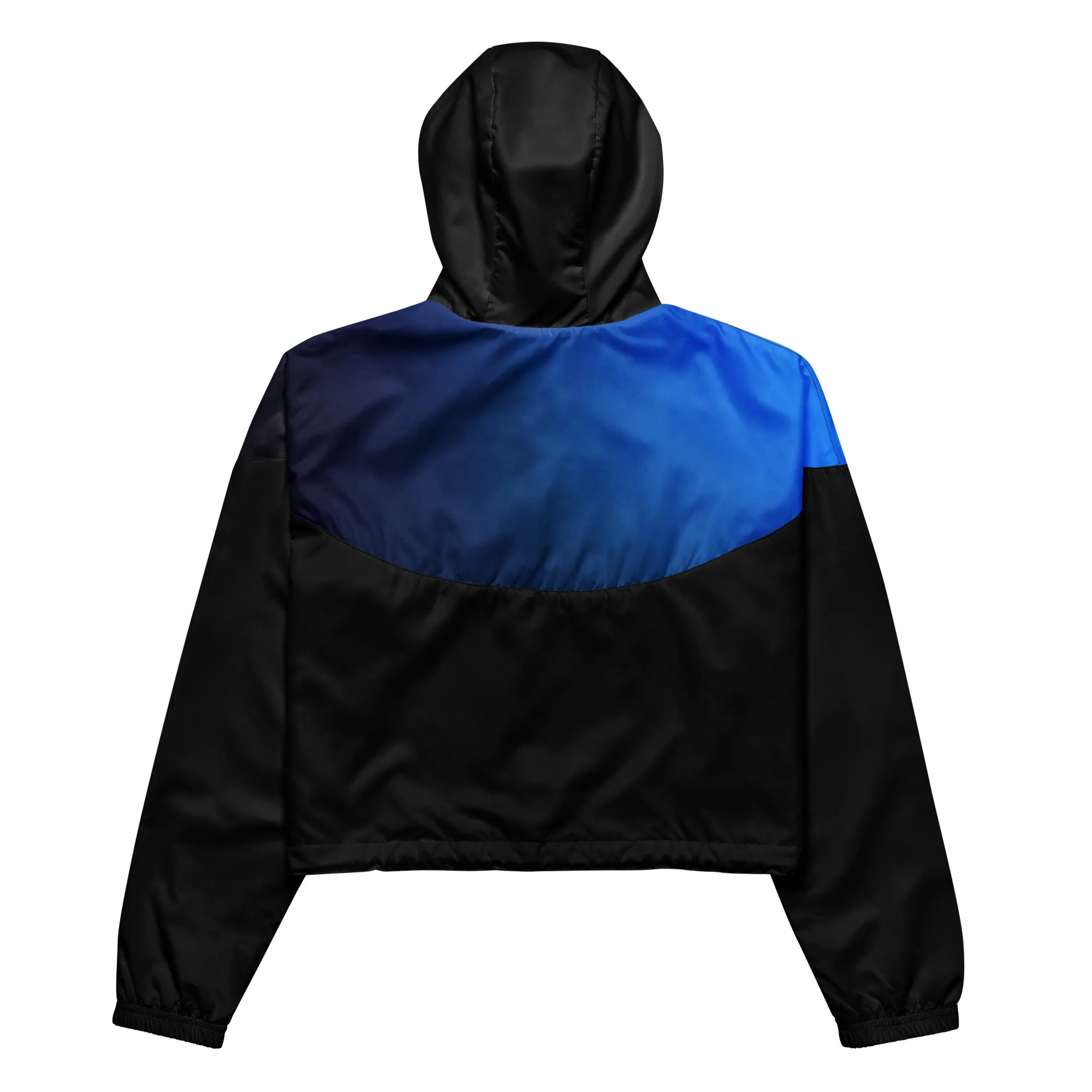 Humble Sportswear™ Women’s Fire Blue Cropped Windbreaker