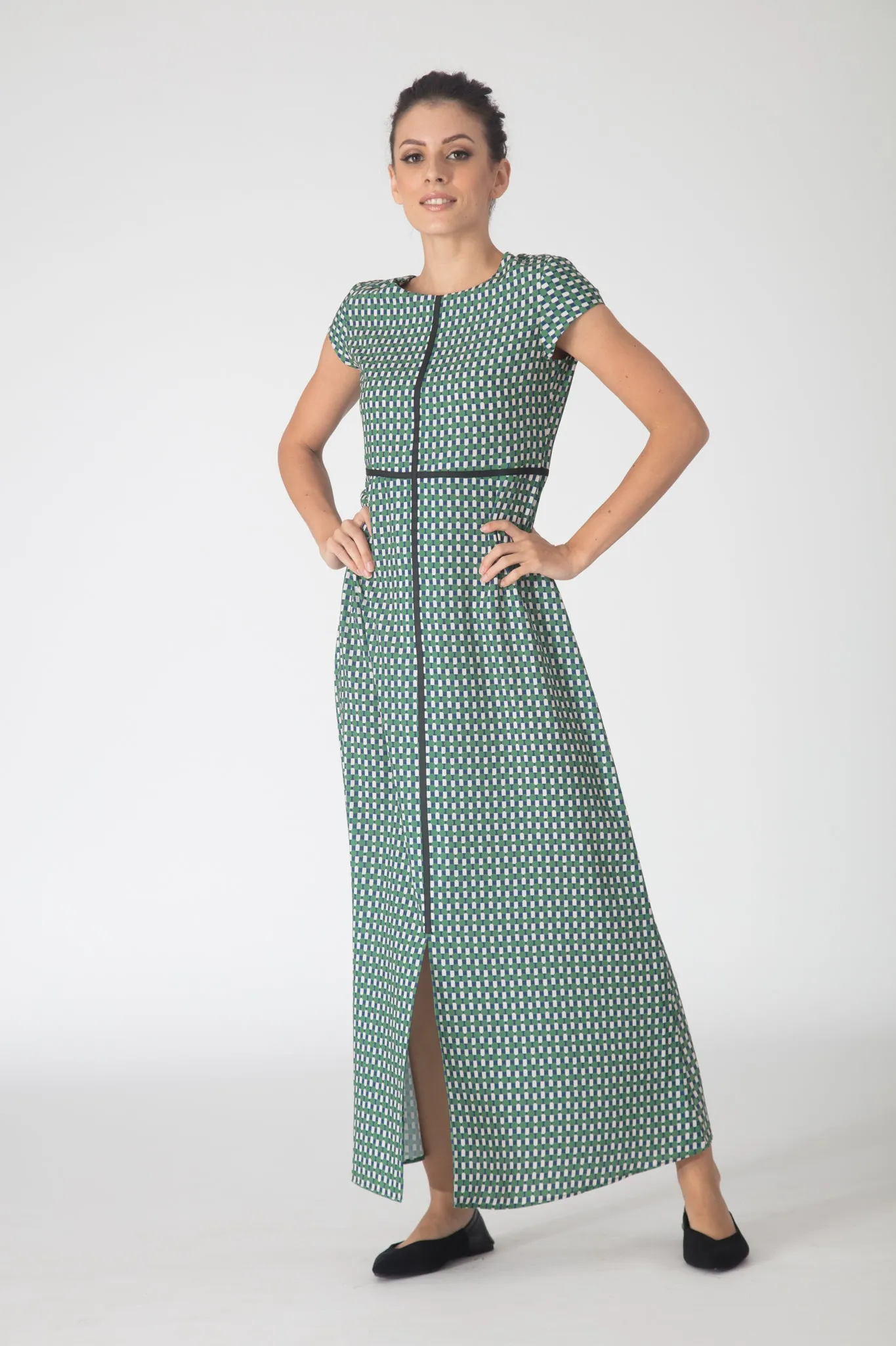 Jackie A line Maxi Dress