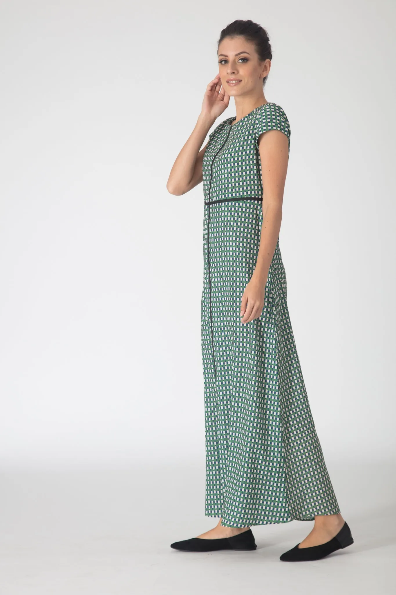 Jackie A line Maxi Dress