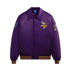 Kith For The NFL: Vikings Cover Satin Bomber Jacket