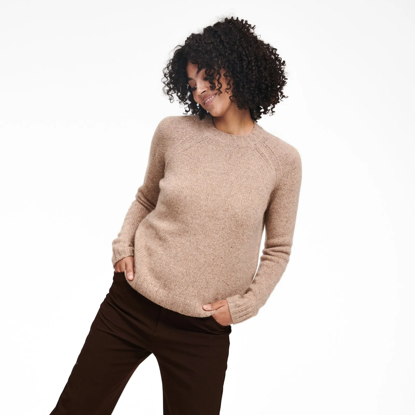 Marled Cashmere Boyfriend Sweater