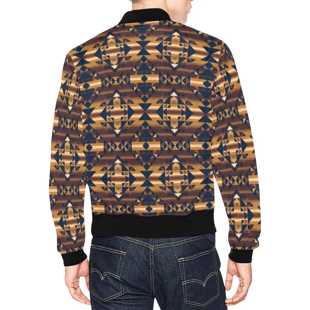 Marron Cloud Bomber Jacket for Men