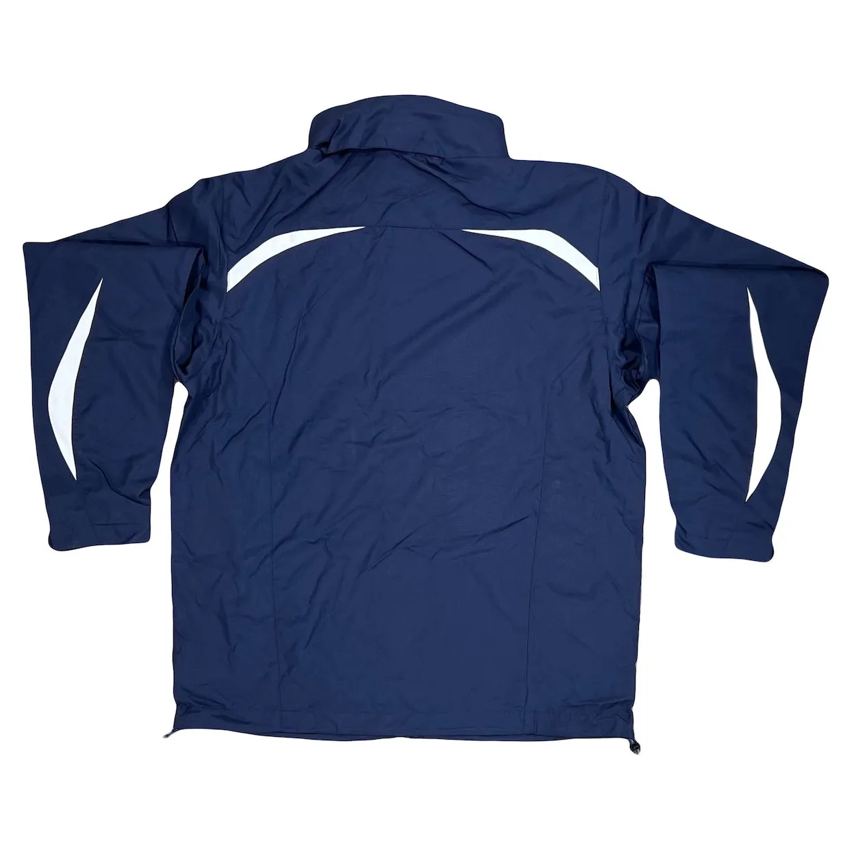 Men's Zipped Windbreaker Hooded & Lined With Pockets