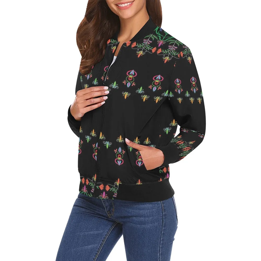 Metis Corn Mother Bomber Jacket for Women