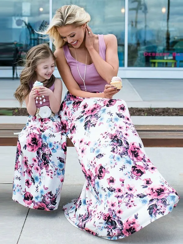 Mommy and Me Little Bohemian Floral Dress