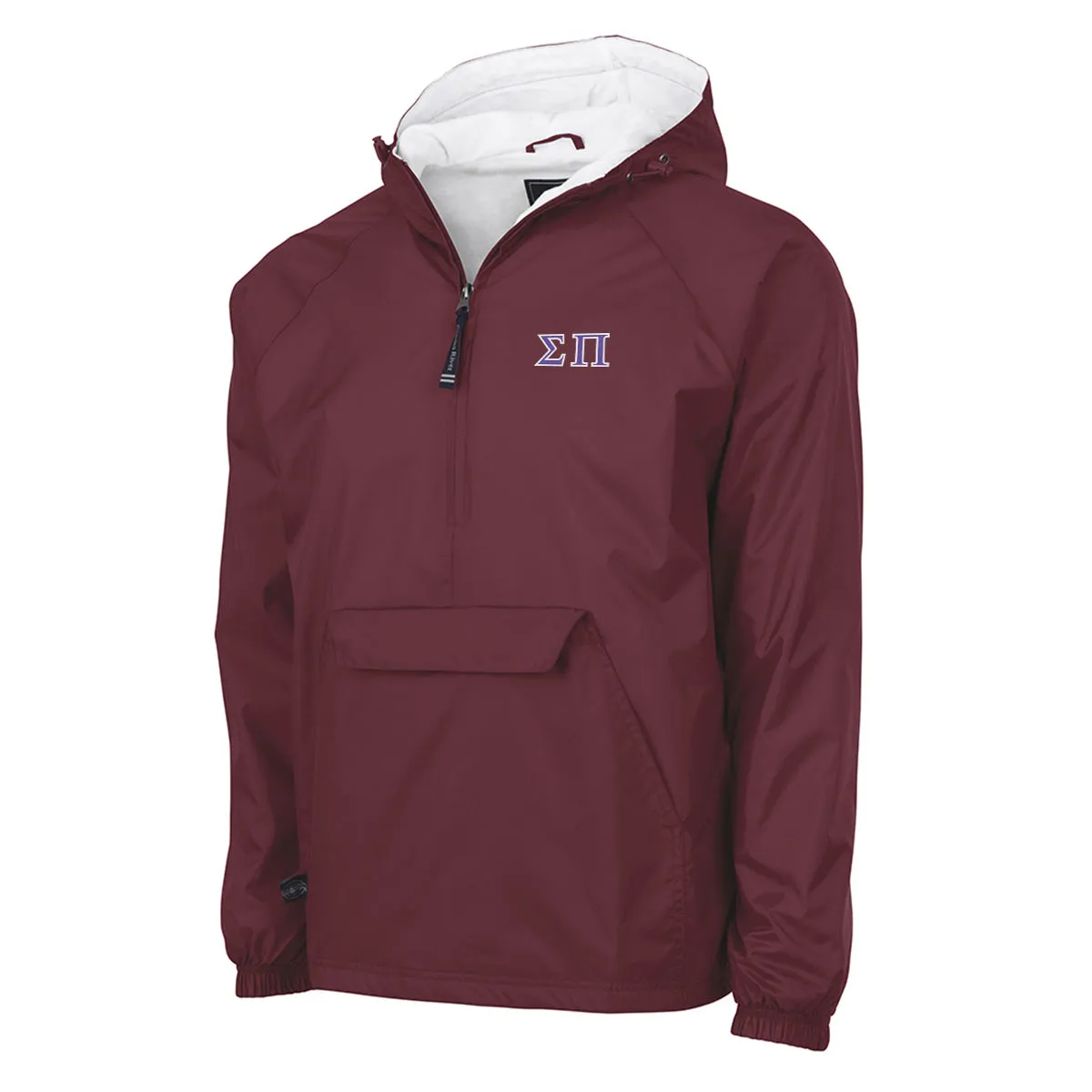 New! Sigma Pi Classic 1/4 Zip Rain Jacket