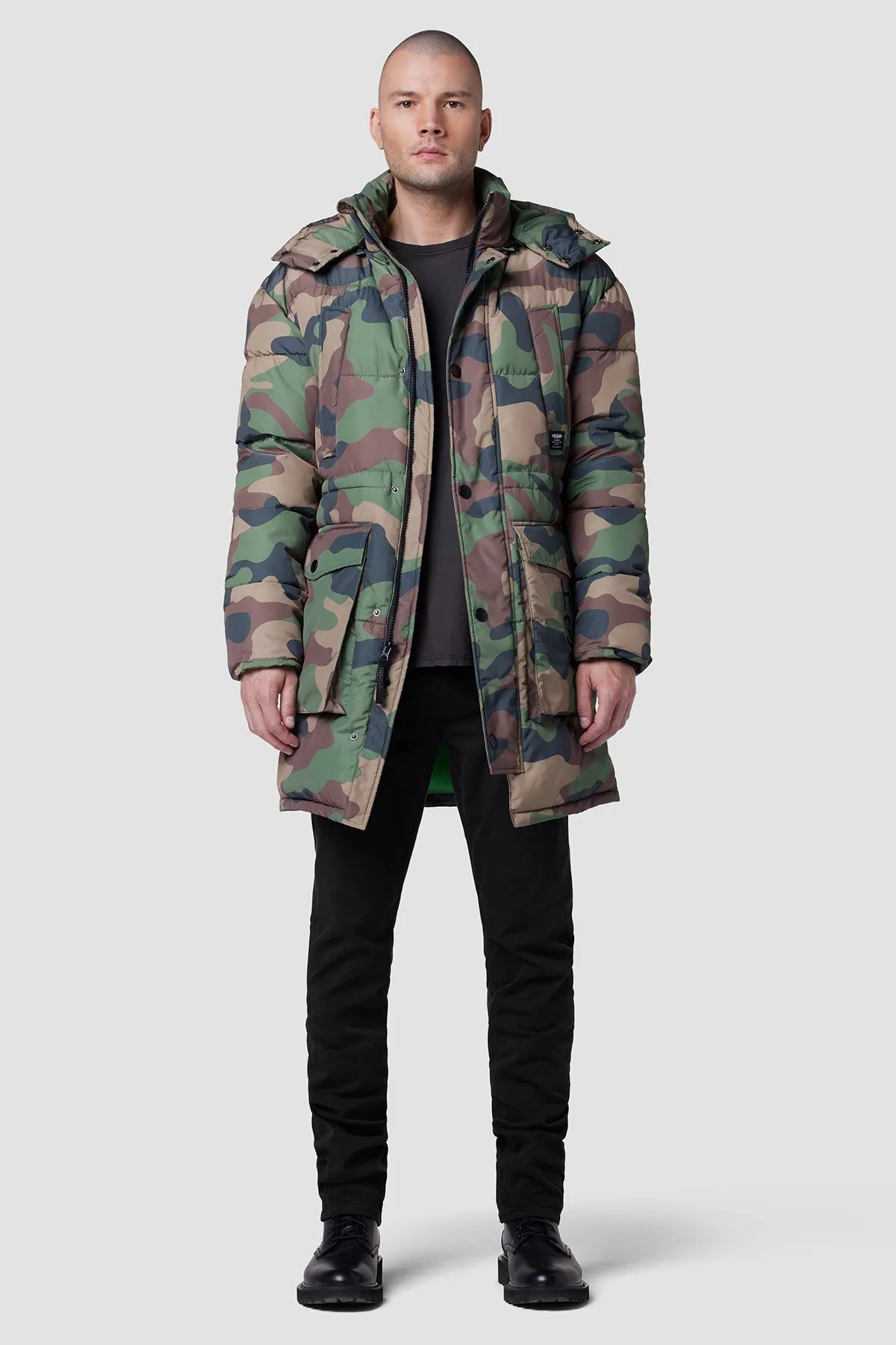 Quilted Hooded Storm Parka