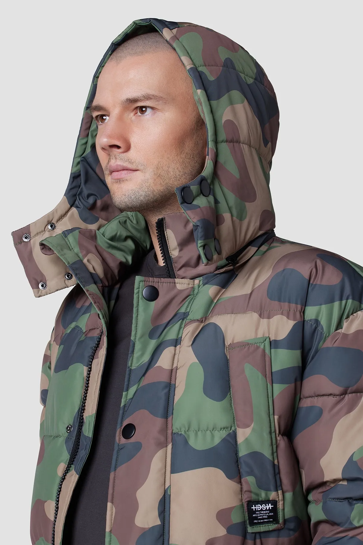 Quilted Hooded Storm Parka