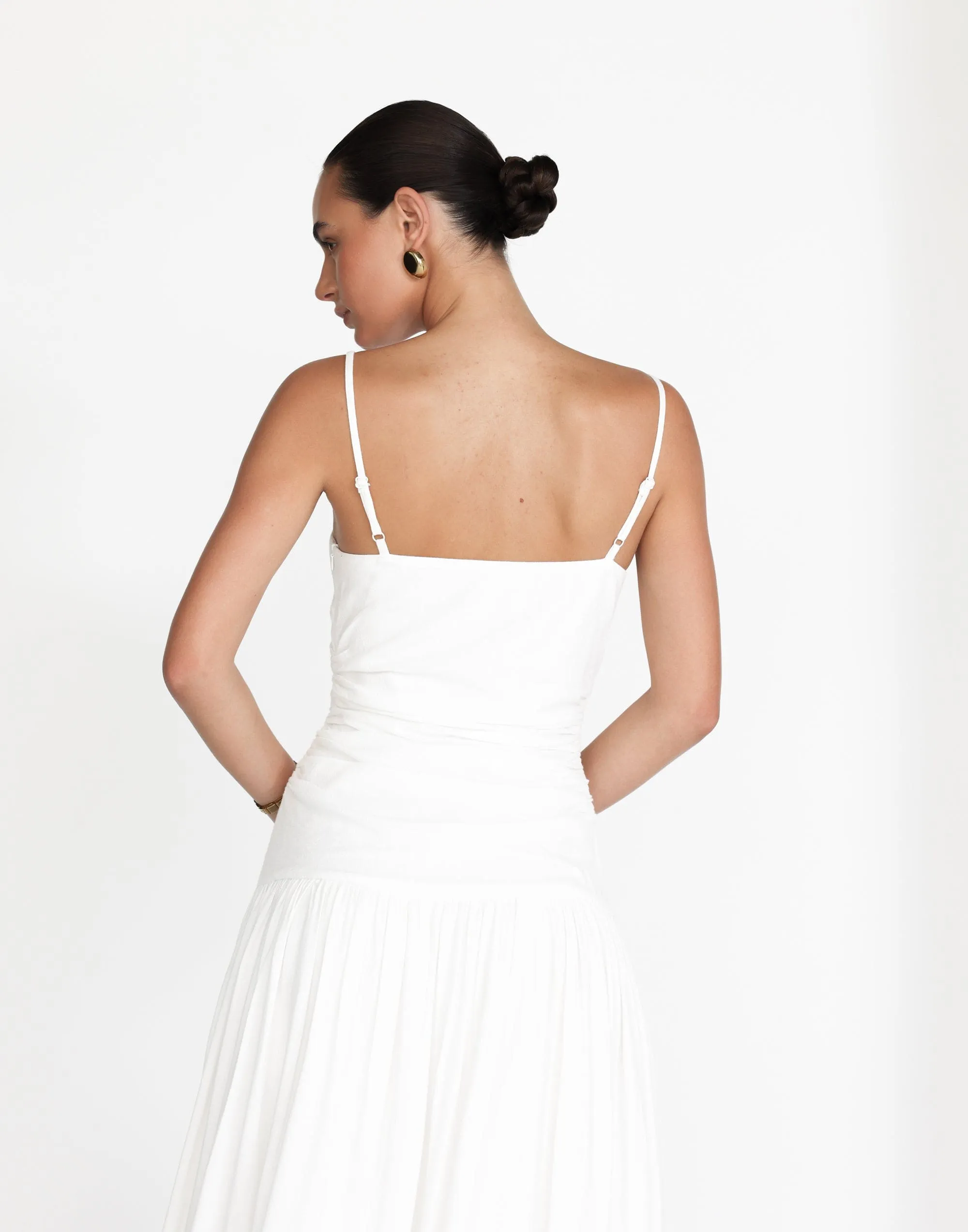 Reese Maxi Dress (White)