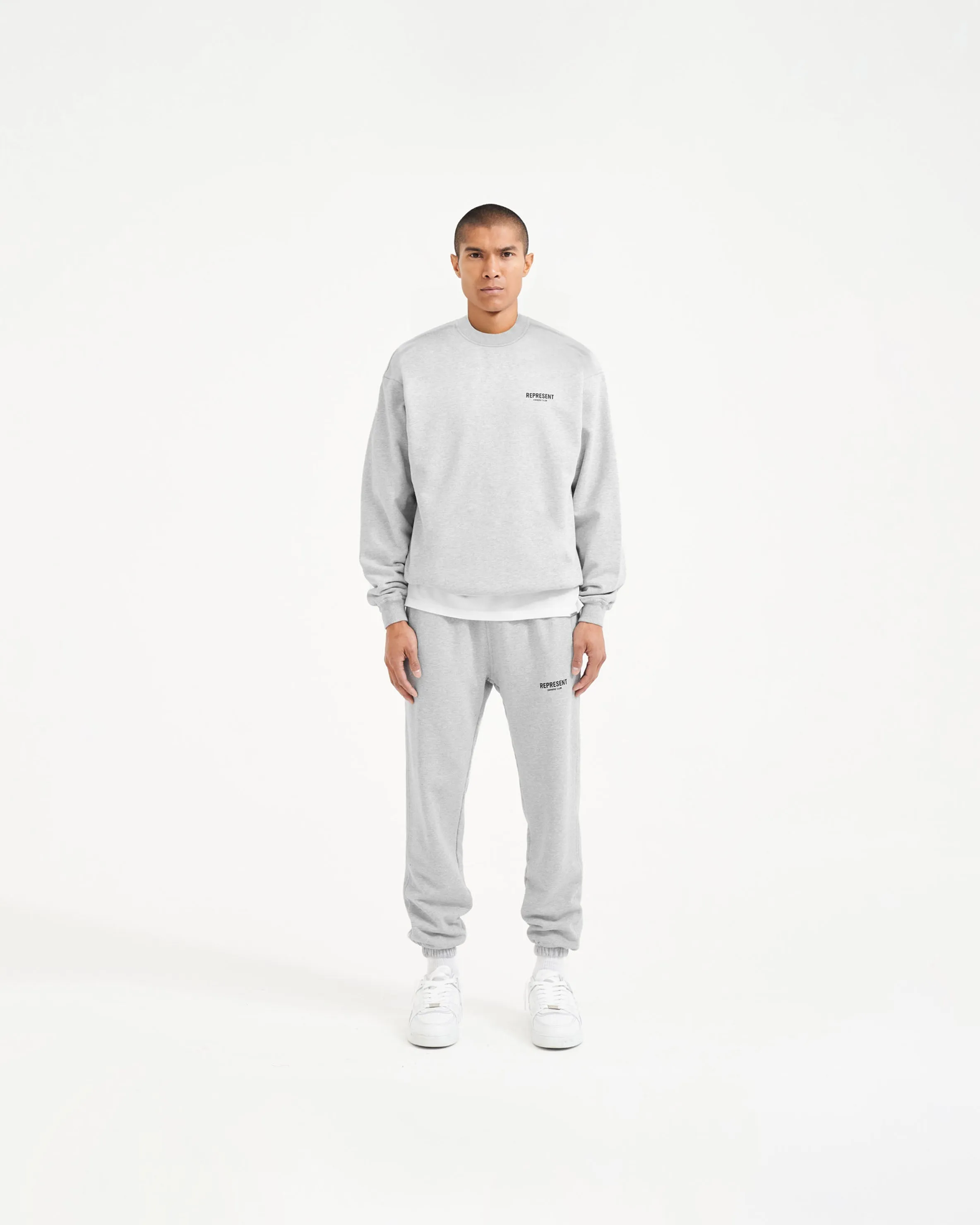 Represent Owners Club Sweater - Ash Grey