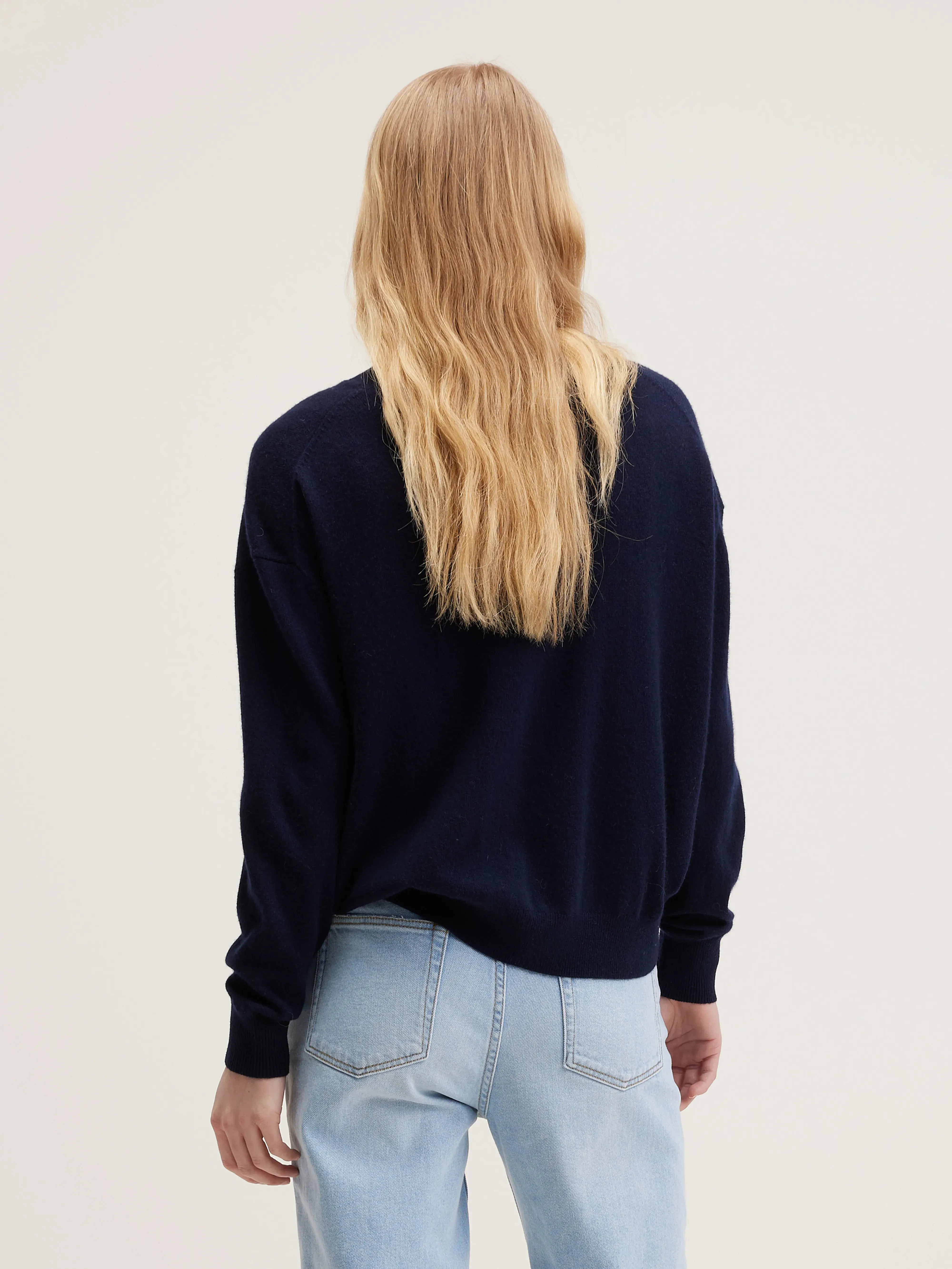 Slax cashmere sweater (242 / W / NAVY)