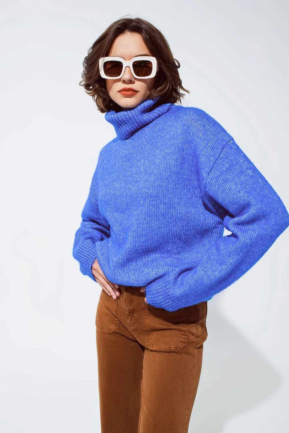 Soft Knit Turtleneck Sweater