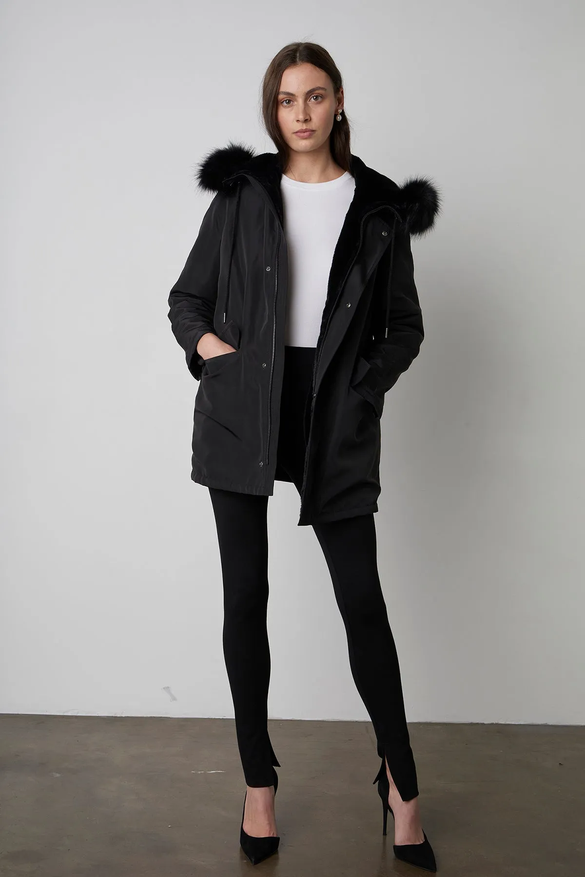 TIFFANY LUX FUR LINED PARKA