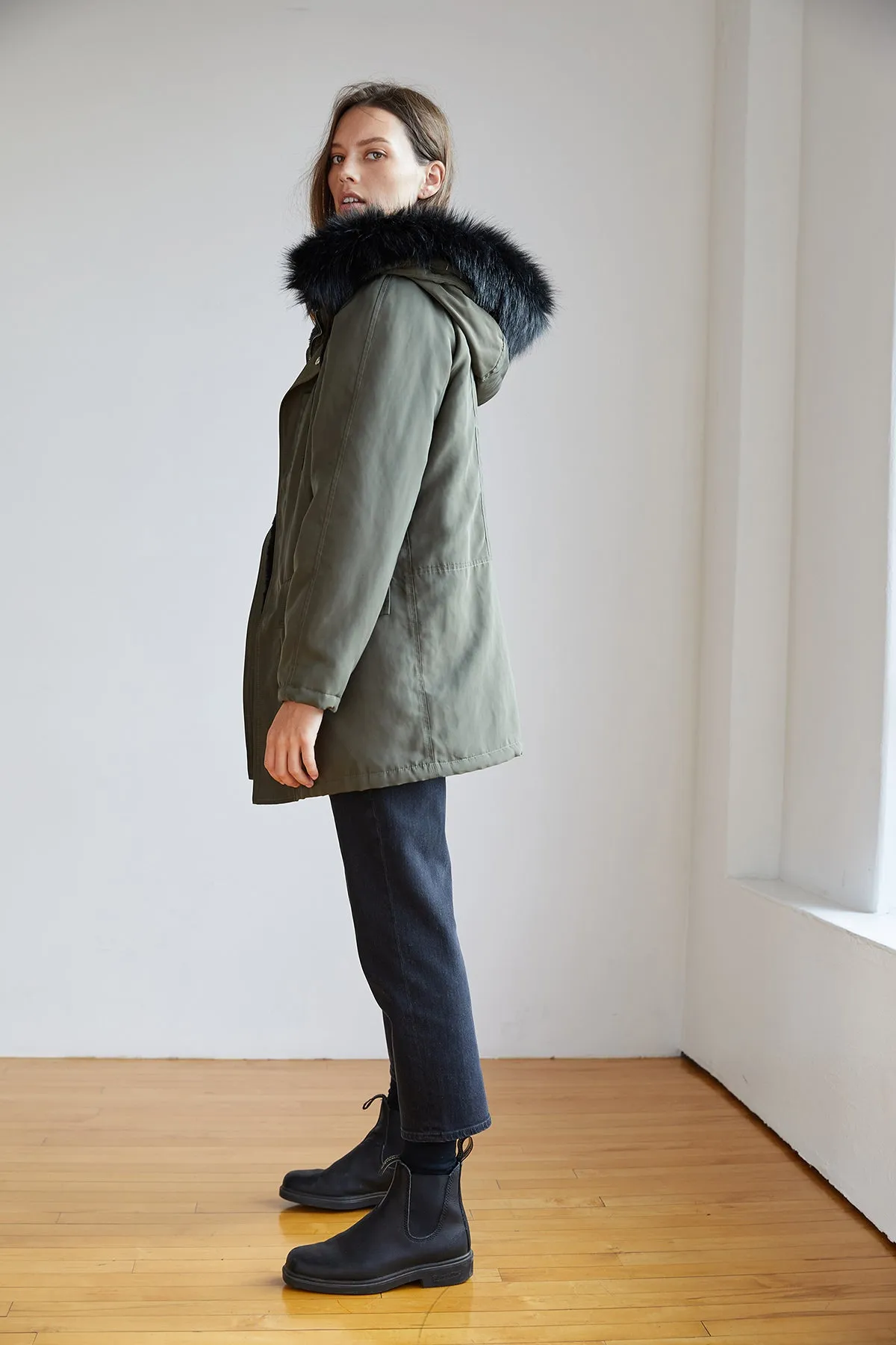 TIFFANY LUX FUR LINED PARKA