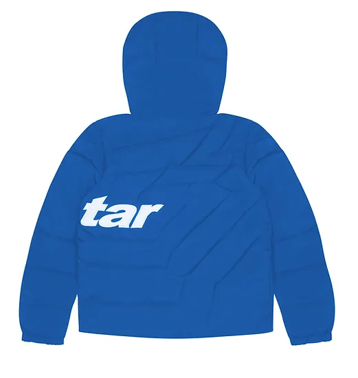 Trapstar Hyperdrive Hooded Puffer Jacket Blue