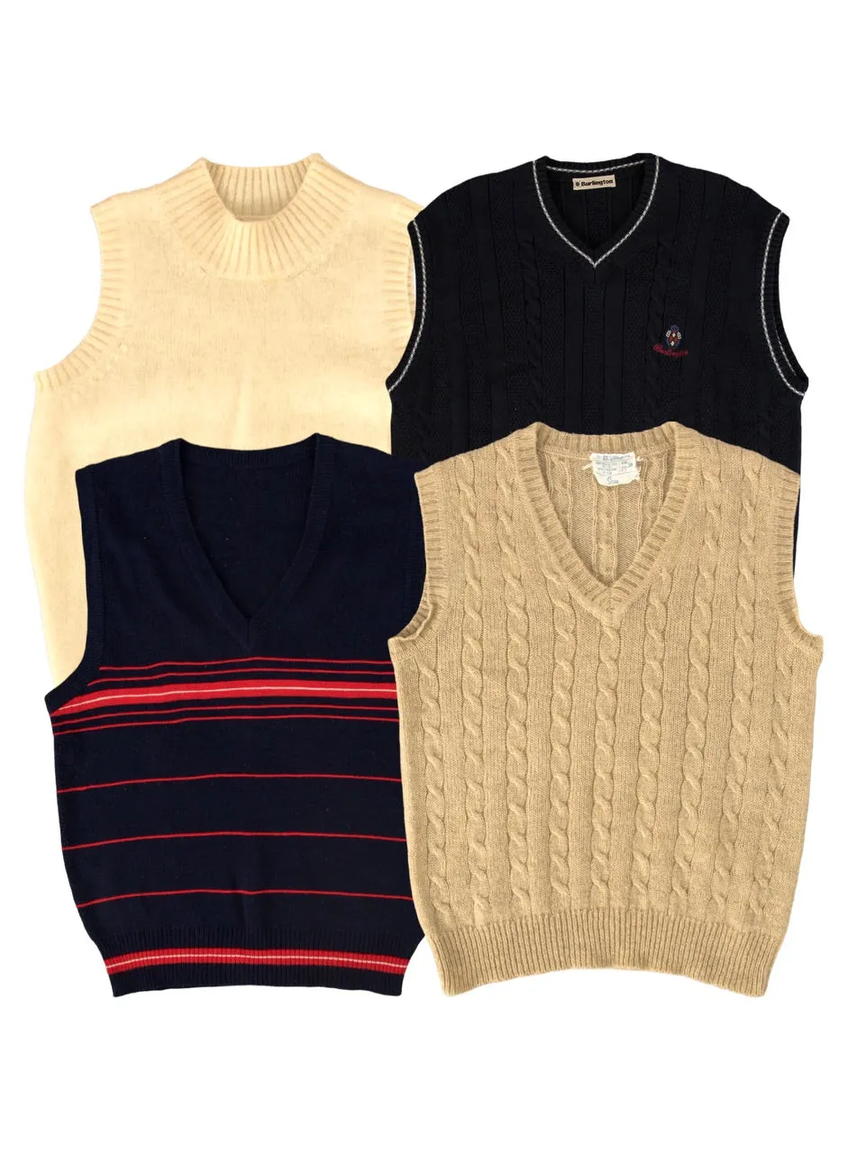 Vintage Knitted Vests (20 pcs)